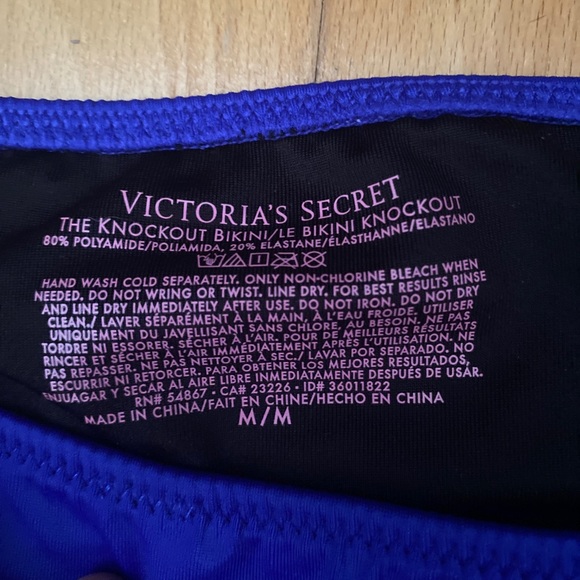 Victoria’s Secret bikini bottom size medium cobalt blue - Picture 4 of 4